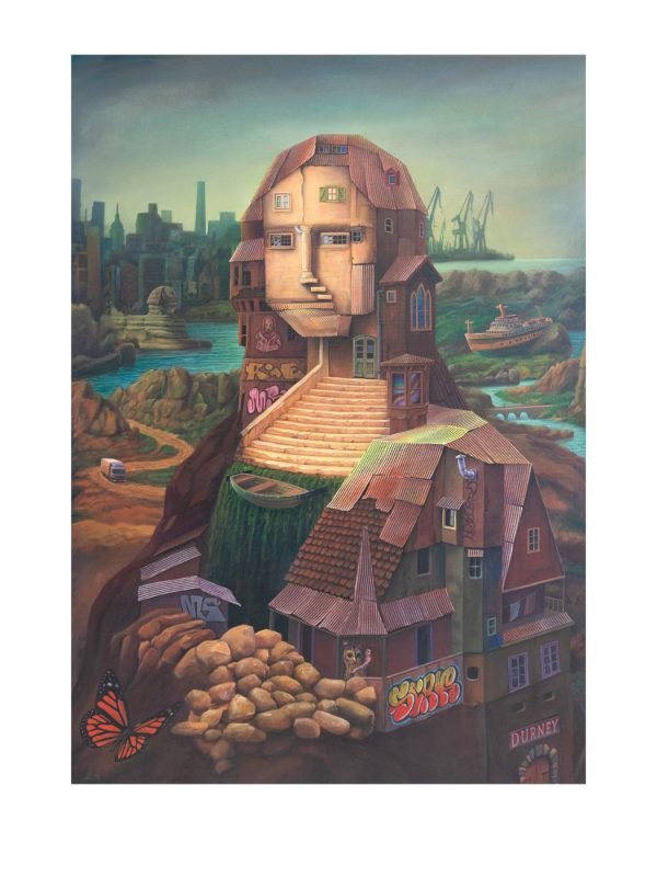 “La reencarnación de la pintura II” – Lobsang Durney – 61 x 43 cm – Disponible primera edición de 10 ejemplares.